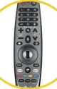  ??  ?? All the most-used buttons on the remote are sensibly positioned