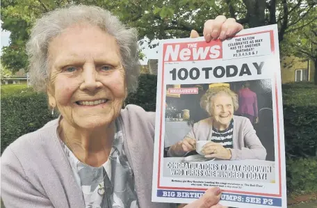  ?? ?? May celebrated her 100th birthday.