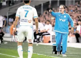  ?? Bertrand Langlois / AFP / Getty Images ?? Marcelo Bielsa, durante el triunfo del Olympique sobre Juventus en Marsella.