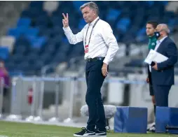  ?? ( Maor Elkaslasi) ?? SINCE STEPPING down from the front office to the pitch in July, former Israel technical director and current head coach has brought stability – if not the most stellar results – to the National Team during a tough stretch of internatio­nal matches.
