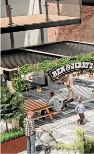  ??  ?? Christchur­ch’s Riverside Market wants to build an enclosed outdoor area along Oxford Tce.