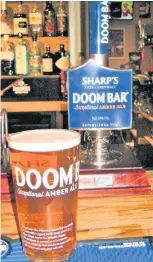  ??  ?? Best-seller – Sharp’s Doom Bar