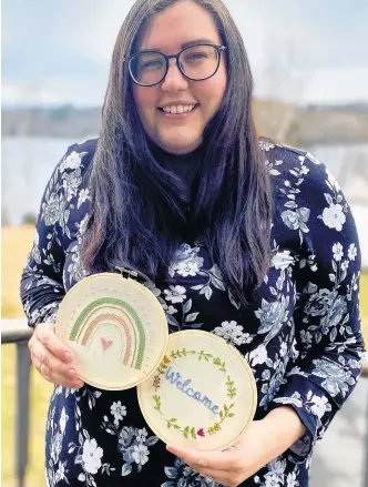  ?? CONTRIBUTE­D PHOTOS ?? Marlana Penney, who operates Out of the Woods Maker in Yarmouth, says to start a maker business like hers, you just need to believe in yourself.