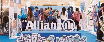  ??  ?? Allianz Malaysia launched its Discover A-Z campaign in Kuala Lumpur recently. The firm says its general insurance segment will continue to prioritise innovative products and services.