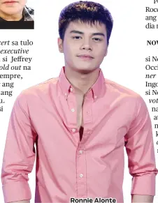  ??  ?? Ronnie Alonte