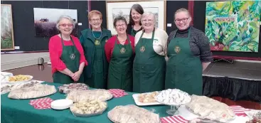  ??  ?? Catering for VIP guests at the recent A2 steam train event are Warragul Evening branch of CWA volunteers, from left Ann Davies, Gwen Dale, Glenda Jarred, Judith Bishop, Nancy Humphreys and Alicia Cameron.