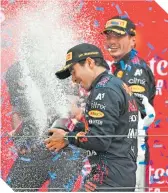  ??  ?? Checo Pérez, ha demostrado que tiene todo para ser un buen escudero.