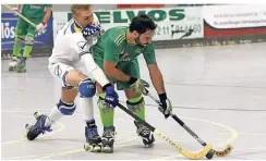  ?? BENEFOTO ?? Diego Carillho (rechts) erzielte nur ein Tor gegen Remscheid.