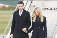  ?? Keith Srakocic / Associated Press ?? An Associated Press investigat­ion found President Donald Trumps daughter and son-in law stand to benefit from a program they pushed that offers massive tax breaks to developers who invest in downtrodde­n American areas.