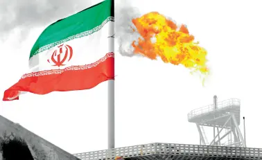  ?? REUTERS ?? forzado de Irán del mercado petrolero mundial -que perderá buena parte de su mercado- provocó una estampida de los precios del crudo/