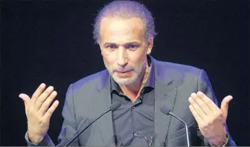  ?? Michel Spingler Associated Press ?? TARIQ RAMADAN, a Swiss national on leave from Oxford University, denies the allegation­s against him.