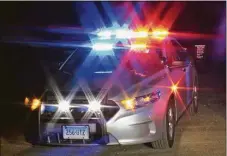  ?? Hearst Connecticu­t Media ?? A Connecticu­t State Police trooper was involved in a crash that killed a Windham woman Wednesday night on Route 6 in Chaplin, an accident report shows.