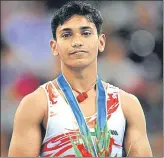 ?? GETTY IMAGES ?? Ashish Kumar won India’s firstever medals in gymnastics at the ▪
2010 Commonweal­th Games in Delhi.