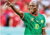  ?? ?? Vincent Aboubakar scored two goals for Cameroon