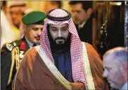  ?? LUKE MACGREGOR / BLOOMBERG ?? Crown Prince Mohammed bin Salman of Saudi Arabia has directed his advisers to escalate military and intelligen­ce operations outside the country.