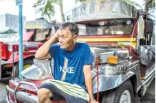  ?? Post — Photo by Martin San Diego for The Washington ?? Cirilo ‘Liloy’ Natorena lost his job as a jeepney driver when the city imposed a ban on public transporta­tion.