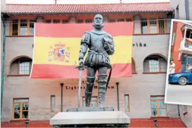  ?? // M. TRILLO ?? Menéndez de Avilés, en una estatua y encarnado por un actor en San Agustín