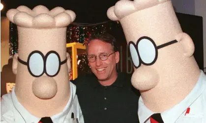  ?? Photograph: Fred Prouser/Reuters ?? Scott Adams, the creator of the Dilbert cartoon, pictured here in 1999, made a series of racist comments on his YouTube channel.