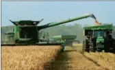  ?? PROVIDED TO CHINA DAILY ?? The Ralston Family Farms in Atkins, Arkansas, owned and operated by the family for 10 generation­s, is shown during harvest season.