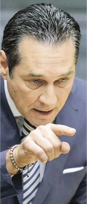  ??  ?? Heinz-Christian Strache galt lange Jahre als Haider-Klon.