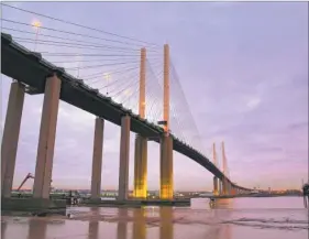  ??  ?? Don and Jenny Wright have told of two much-delayed journeys using the Dartford Crossing