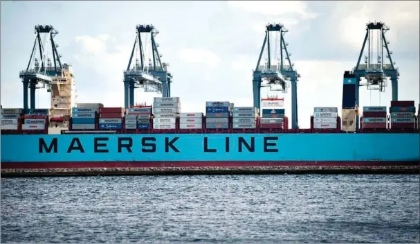  ?? ?? Formålet med Maersks nye ruteplaner er blandt andet at sikre hurtigere og mere pålidelig godstransp­ort mellem Aarhus og Asien, fremgår det. Arkivfoto: Liv Høybye