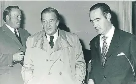  ??  ?? Henry Ford II y José María López de Letona, en Madrid durante el proceso negociador en 1972