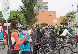  ?? CORTESÍA RAP-E ?? Las rutas que salen de Bogotá y van hacia Boyacá son de las favoritas para los ciclistas.