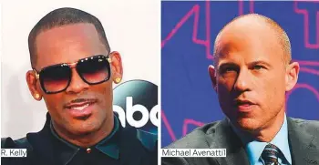  ?? Photos by AFP, Reuters, supplied and Instagram.com/Khloekarda­shian ?? R. Kelly Michael Avenatti1