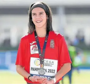  ?? Foto: Javier Bergasa ?? María Alduán, en el Campeonato de España sub-16 2022.