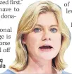  ??  ?? CHANGE Justine Greening to usher in new fund formula