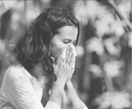  ?? GETTY IMAGES/ISTOCK PHOTO ?? There are many factors that cause someone to suffer from allergies, but the exact science isn’t fully understood.