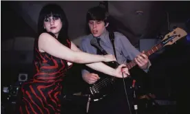  ?? Photograph: Angie Coqueran/Corbis/VCG/Getty Images ?? ‘It felt more like a repertory company than a record label’ … Ze Records’ Lydia Lunch on stage in 1981.