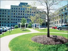  ?? Charlotte Hungerford Hospital / Contribute­d photo ?? Charlotte Hungerford Hospital has updated its visitor policies, which continue to be affected by the COVID-19 pandemic. Above, a view of the hospital in 2018.