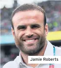  ??  ?? Jamie Roberts