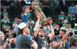  ?? FOTO: AFP ?? Stephen Curry fue la gran figura de los Warriors en los seis partidos de las finales de la NBA mostrando su gran calidad.