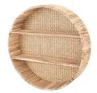  ?? ?? Cane round shelf, Matalan, £22.50 (was £45).