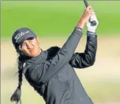  ?? GETTY IMAGES ?? India’s Aditi Ashok hit four birdies on Thursday to return an aggregate card of fiveunder 139.