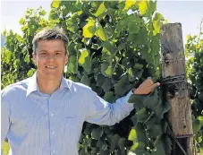  ?? /Financial Mail ?? Home and abroad: VinPro MD Rico Basson says export value rose 10% in 2016 but bulk wine, which is sold at lower prices, is the biggest contributo­r in terms of volume.