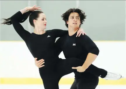  ?? DAVE ABEL/POSTMEDIA NETWORK ?? Tessa Virtue and Scott Moir have their sights set on the record for total points at next year’s PyeongChan­g Games.