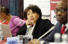  ?? PICTURE: HENK KRUGER ?? SADDENED: Diane Terblanche chairs the National Consumer Commission’s inquiry into vacation clubs.