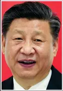  ??  ?? UNITY: China’s Xi Jinping