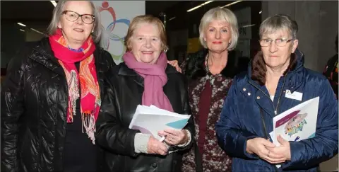  ??  ?? Margaret Cullen, Access 2000; Anne Byrne, Enniscorth­y; Marian Donegan, Access 2000 and Breda Hendrick, Talbot Green.