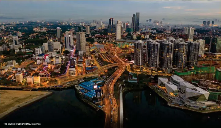  ?? BLOOMBERG (2019 PICTURE) ?? The skyline of Johor Bahru, Malaysia