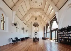  ?? Photograph: Peter Bennetts/ Kister Architects ?? A renovated former church in Collingwoo­d, Melbourne. Church buildings that have been converted to homes are selling for millions in Australia’s cities.