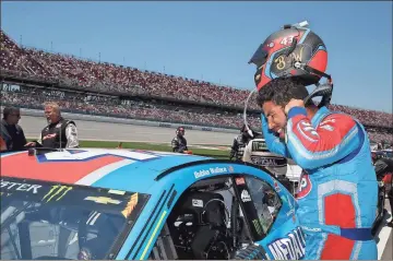  ?? File, Brynn Anderson / AP ?? Darrell Wallace Jr. has given Richard Petty Motorsport­s a much-needed dose of enthusiasm in his first full Cup season.