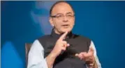  ?? MINT/FILE ?? Finance Minister Arun Jaitley. The union government issues recapitali­sation bonds to banks in lieu of banks’ equity without triggering a cash outflow for the centre