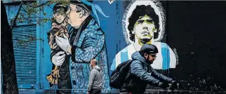  ?? JUAN RONCORONI / EFE ?? Muestra. A partir de 2011 hubo una explosión de arte urbano, y luego se volvió una tendencia en Buenos Aires.