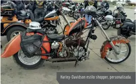  ??  ?? Harley-Davidson estilo shopper, personaliz­ada.