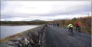  ?? TANIA BARRICKLO — DAILY FREEMAN FILE ?? OCT. 18: Most of the long-planned recreation­al trail along the north rim of the Ashokan Reservoir in Ulster County opens to the public.